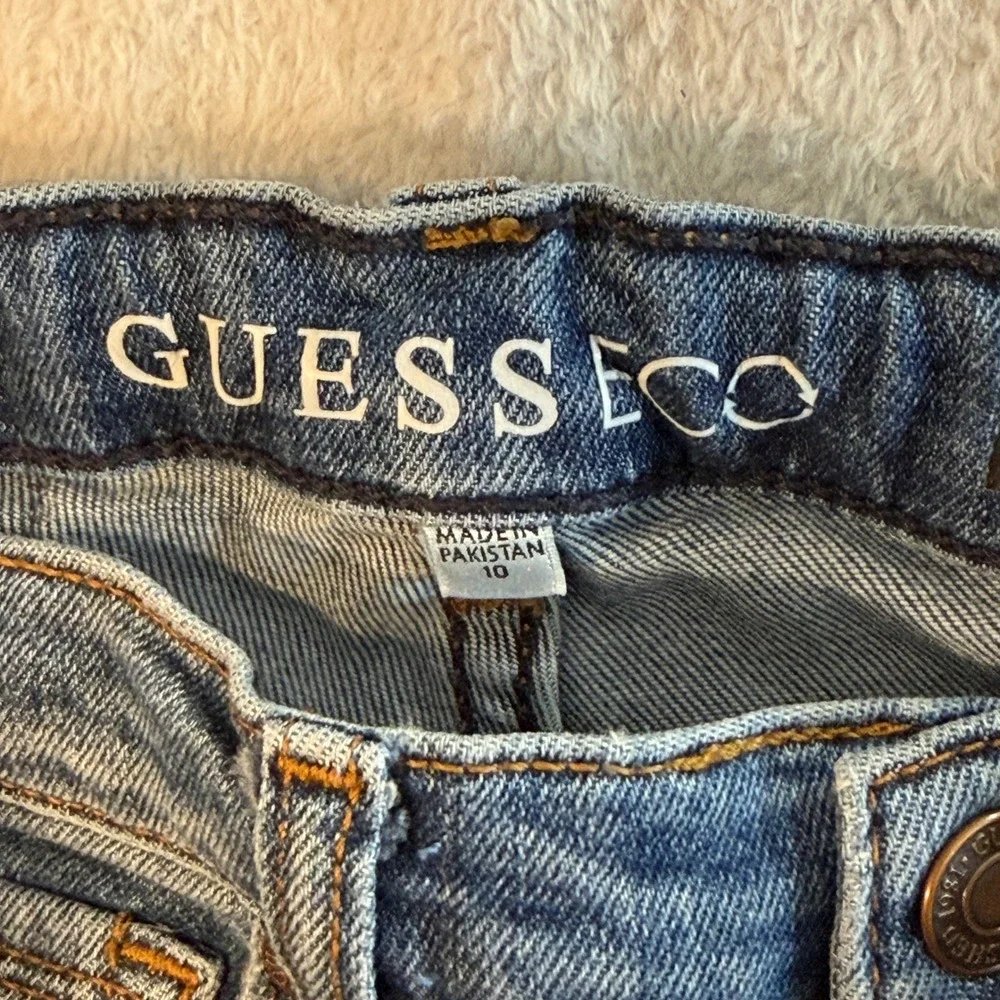 Guess Eco Skinny Fit Jeans Medium Wash Blue Denim Size 10